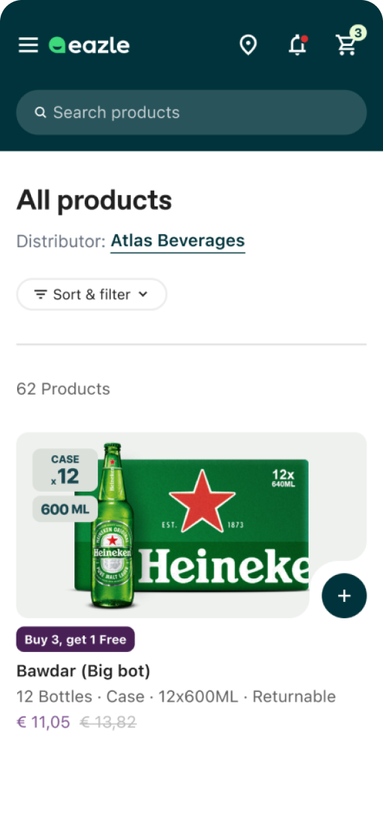 Original product listing before the redesign