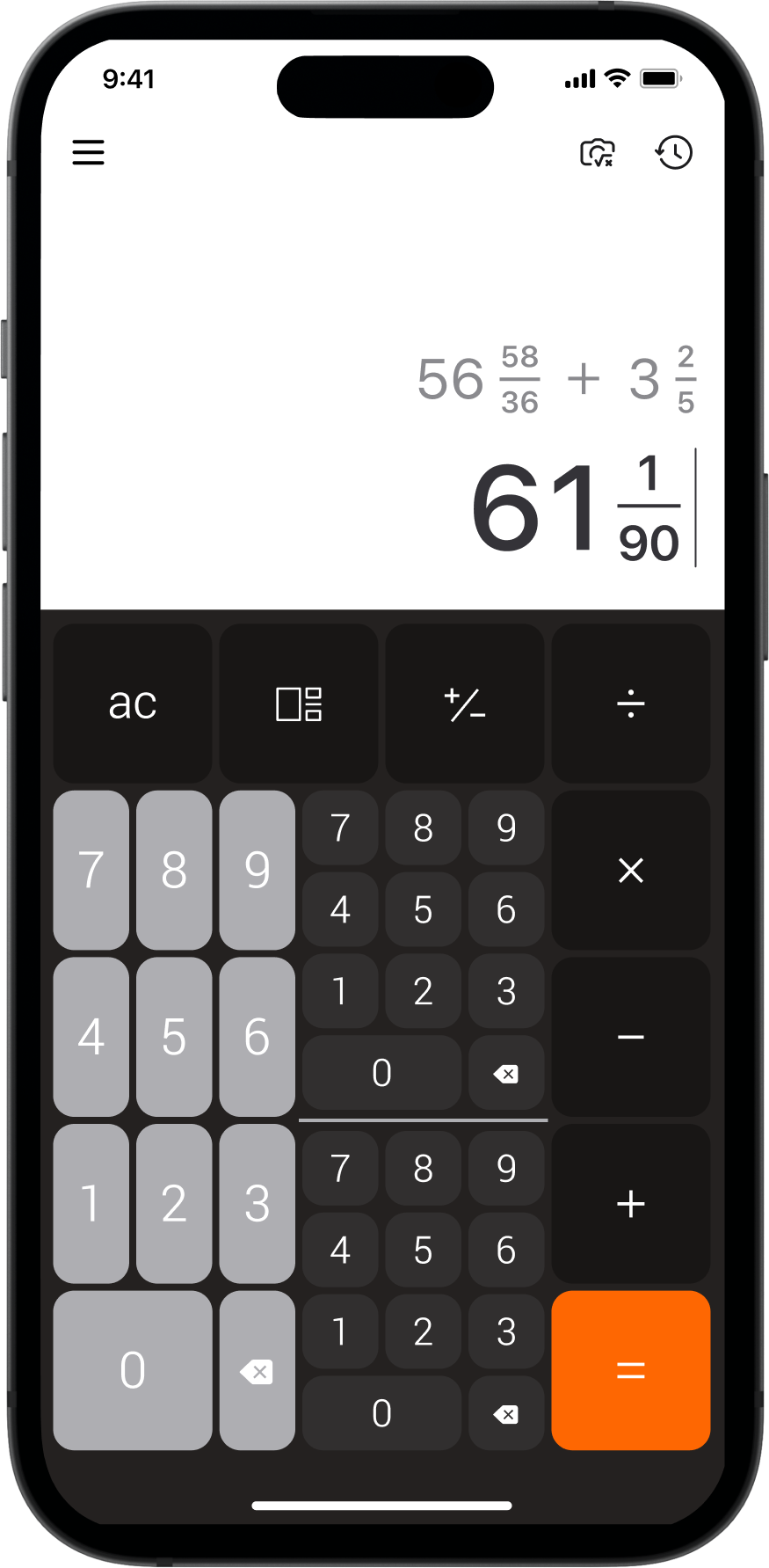 Fractions calculator adding two mixed fractions