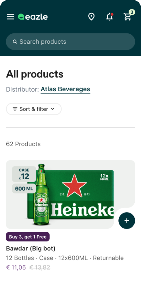 Original product listing before the redesign